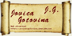 Jovica Gotovina vizit kartica